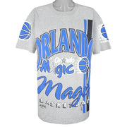 NBA (Nutmeg) - Orlando Magic Big Logo T-Shirt 1990s X-Large Vintage Retro Basketball