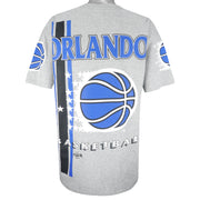 NBA (Nutmeg) - Orlando Magic Big Logo T-Shirt 1990s X-Large Vintage Retro Basketball