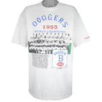 MLB (Long Gone) - Brooklyn Dodgers 1955 World Champions T-Shirt 1993 X-Large