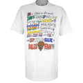 NFL (Unbalanced) - Buffalo Bills Fan T-Shirt 1991 X-Large Vintage Retro Football