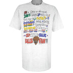 NFL (Unbalanced) - Buffalo Bills Fan T-Shirt 1991 X-Large Vintage Retro Football