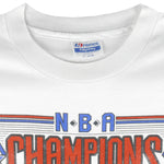 NBA - Detroit Pistons Champions Of The World T-Shirt 1989 X-Large Vintage Retro Basketball