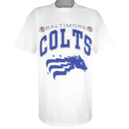 Starter - Baltimore Colts Big Logo T-Shirt 1990s X-Large Vintage Retro Football