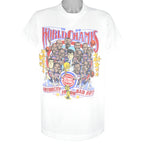 NBA - Detroit Pistons Caricature World Champions T-Shirt 1989 X-Large Vintage Retro Basketball
