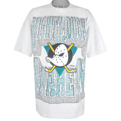 1994 Anaheim Mighty Ducks T-shirt Vintage 1990s Gildan Trench