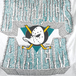 NHL (Soft Wear) - Mighty Ducks of Anaheim T-Shirt 1993 X-Large Vintage Retro Hockey