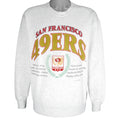 NFL (Nutmeg) - San Francisco 49ers Sweatshirt 1990s Medium Vintage Retro Football