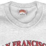 NFL (Nutmeg) - San Francisco 49ers Sweatshirt 1990s Medium Vintage Retro Football