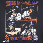 MLB (Nutmeg) - Detroit The Roar of The Tigers T-Shirt 1990 Large Vintage Retro Baseball