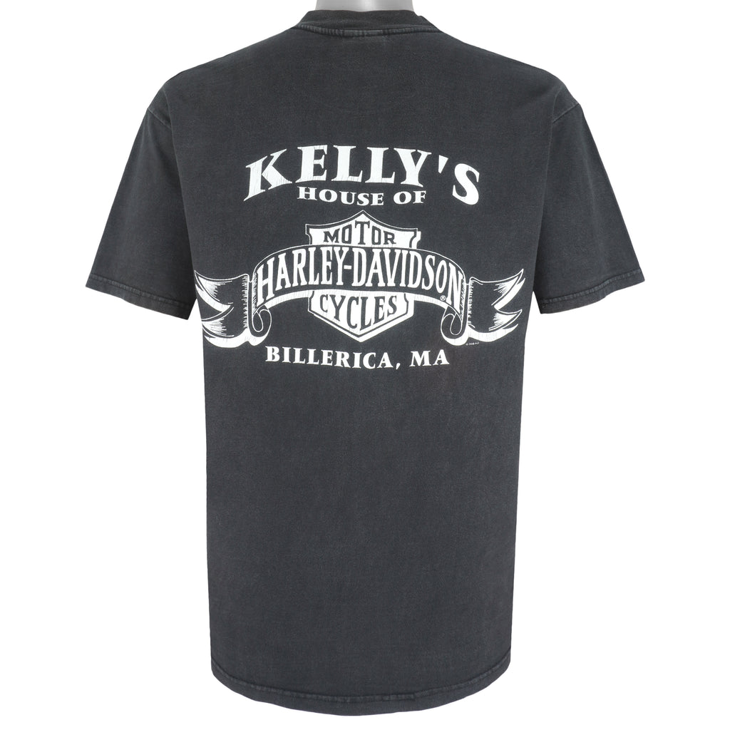 Harley Davidson - Kelly's House T-Shirt 1990s Large Vintage Retro