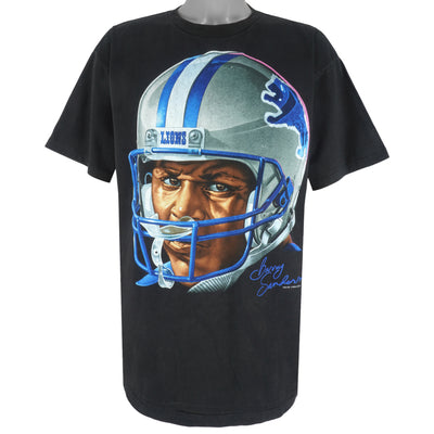 NFL (Salem) - Detroit Lions Barry Sanders Big Face T-Shirt 1994 Large