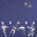 NFL (Nutmeg) - Blue Chicago Bears Big Logo T-Shirt 1993 Large Vintage Retro Football