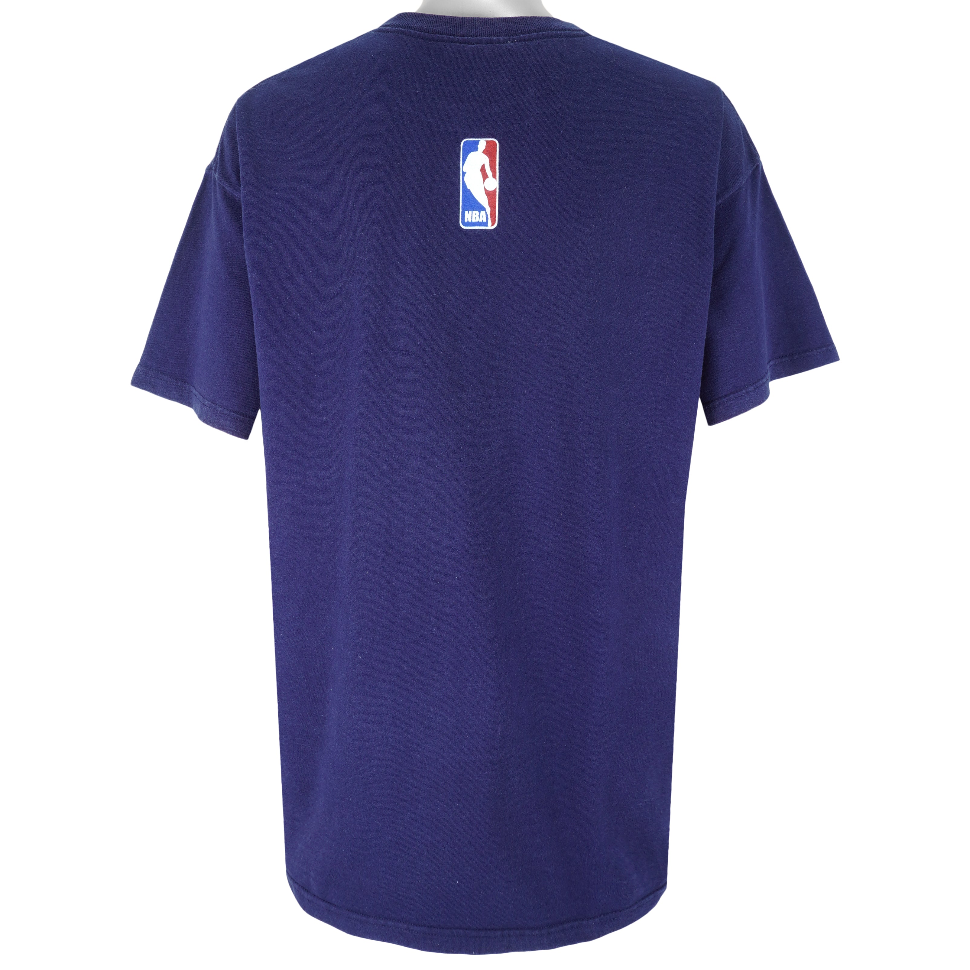 NBA - Blue Team Logos T-Shirt 1990s XX-Large Vintage Retro Basketball
