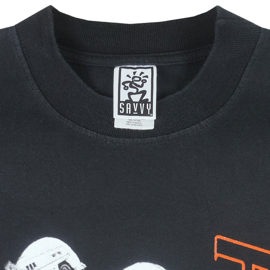 NHL (Savvy) - Philadelphia Flyers Big Logo T-Shirt 1990s Large Vintage Retro Hockey