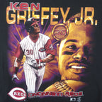 MLB (Lee) - Cincinnati Reds Ken Griffey Jr. T-Shirt 2000 Medium Vintage Retro Baseball