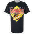 NHL - Vancouver Canucks Big Logo T-Shirt 1994 Large Vintage Retro Hockey