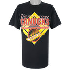 NHL - Vancouver Canucks Big Logo T-Shirt 1994 Large Vintage Retro Hockey