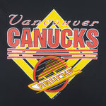 NHL - Vancouver Canucks Big Logo T-Shirt 1994 Large Vintage Retro Hockey