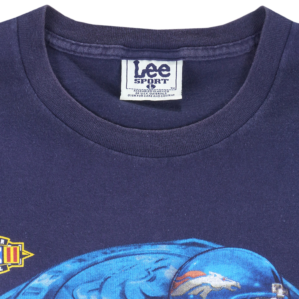 NFL (Lee) - Denver Broncos John Elway No. 7 T-Shirt 1998 Large Vintage Retro Football