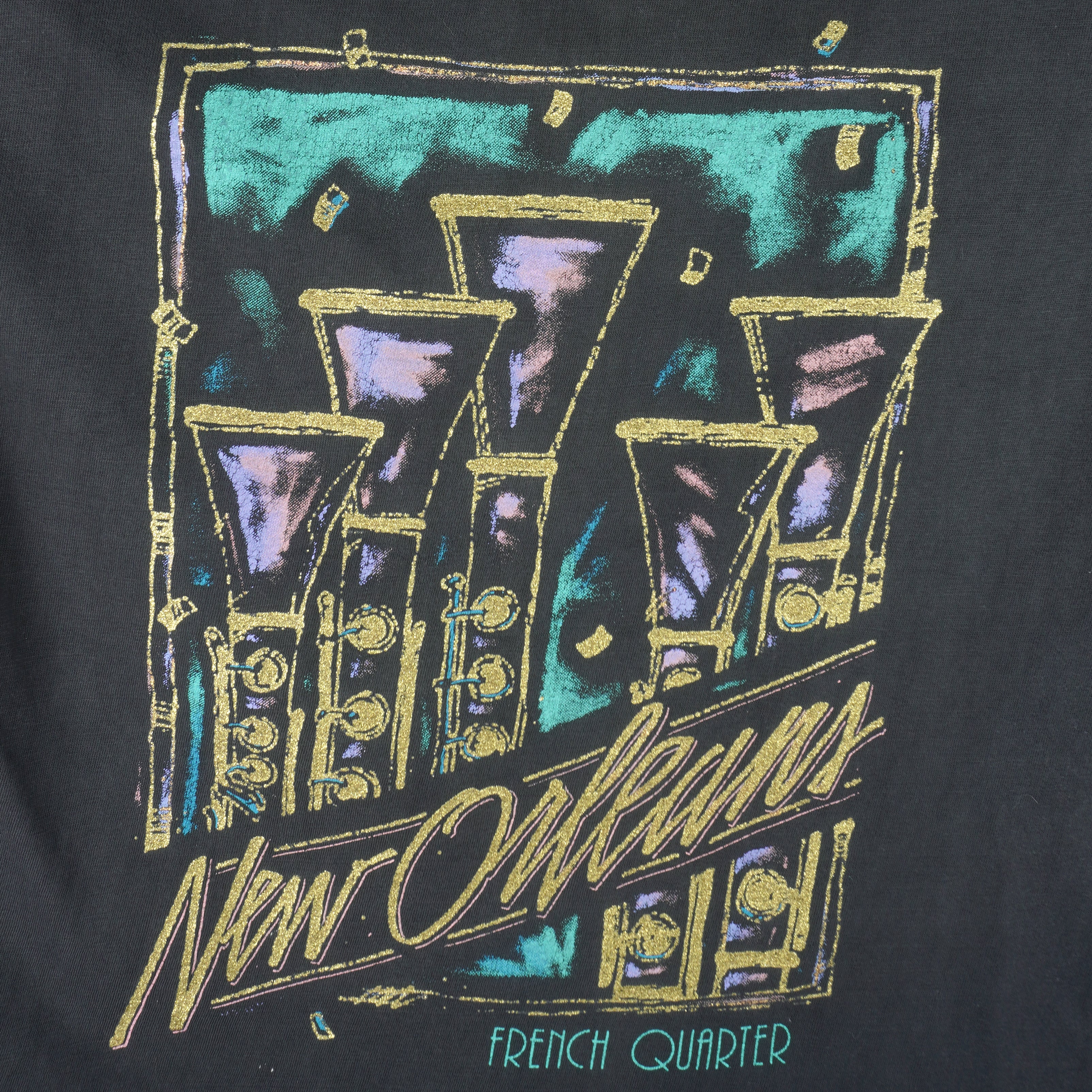 Vintage - New Orleans French Quarter T-Shirt 1990s X-Large Vintage Retro