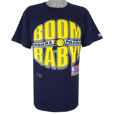 NBA (Logo 7) - Indiana Pacer Boom Baby T-Shirt 1995 Large