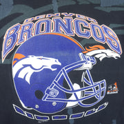 NFL (Riddell) - Denver Broncos Big Logo T-Shirt 1997 Medium Vintage Retro Football