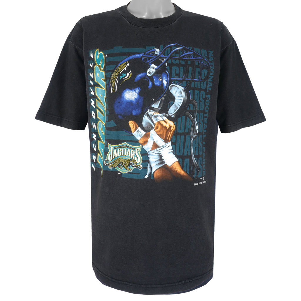 NFL (Cotton Wise) - Jacksonville Jaguars Helmet T-Shirt 1996 X-Large
