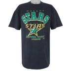NHL (Bulletin Athletic) - Dallas Stars Big Logo T-Shirt 1990s X-Large Vintage Retro Hockey