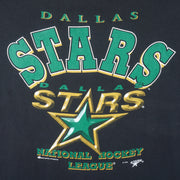 NHL (Bulletin Athletic) - Dallas Stars Big Logo T-Shirt 1990s X-Large Vintage Retro Hockey