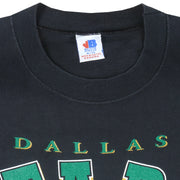 NHL (Bulletin Athletic) - Dallas Stars Big Logo T-Shirt 1990s X-Large Vintage Retro Hockey