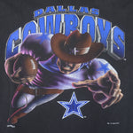 NFL (Nutmeg) - Dallas Cowboys Football T-Shirt 1994 Large Vintage Retro Football