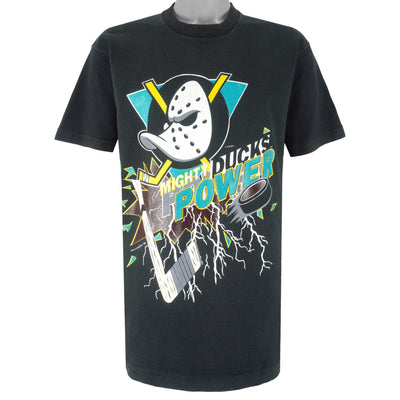 NHL (Chalk Line) - Anaheim Mighty Ducks Power T-Shirt 1993 Large