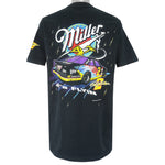NASCAR - Rusty Wallace Miller Hang On! T-Shirt 1990s X-Large Vintage Retro