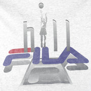 FILA - Grey Basketball T-Shirt 1990s XX-Large Vintage Retro Basketball