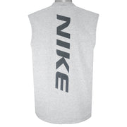 Nike - Grey Basketball Jersey 1990s Medium Vintage Retro Basketball