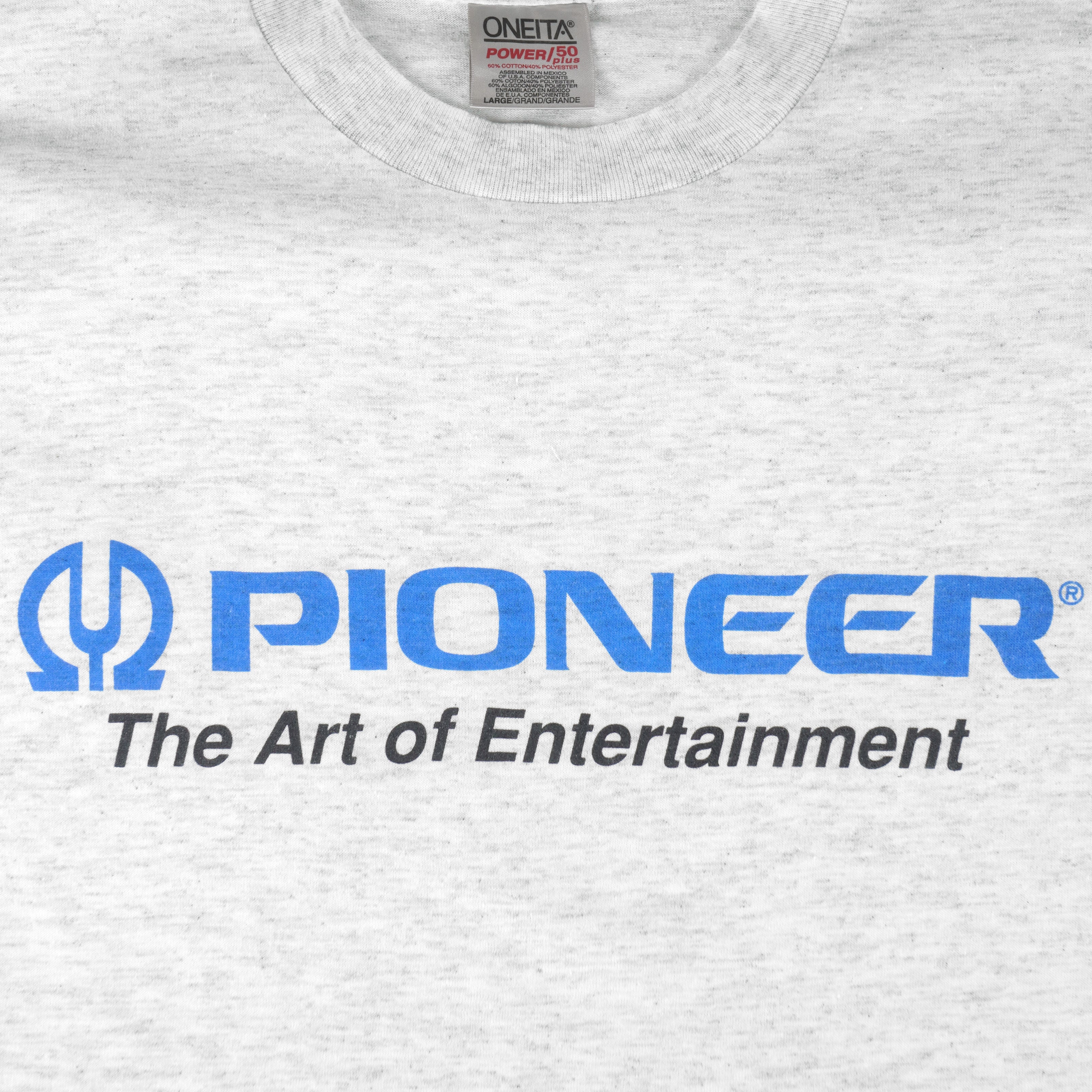 Vintage (Oneita) - Pioneer The Art of Entertainment T-Shirt Vintage (Oneita) - Pioneer The Art of Entertainment T-Shirt