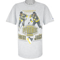 NHL (Lee) - Pittsburgh Penguins Dynamic Duo T-Shirt 1990s Large Vintage Retro Hockey