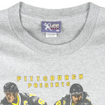 NHL (Lee) - Pittsburgh Penguins Dynamic Duo T-Shirt 1990s Large Vintage Retro Hockey