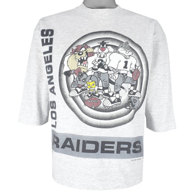 NFL (Sun) - Los Angeles Raiders X Looney Tunes T-Shirt 1993 X-Large