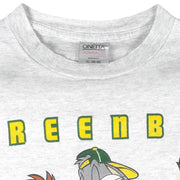 NFL (Oneita) - Green Bay Packers X Looney Tunes T-Shirt 1993 X-Large Vintage Retro Football