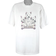 Vintage (Jerzees) - Westie T-Shirt 1990s XX-Large Vintage Retro