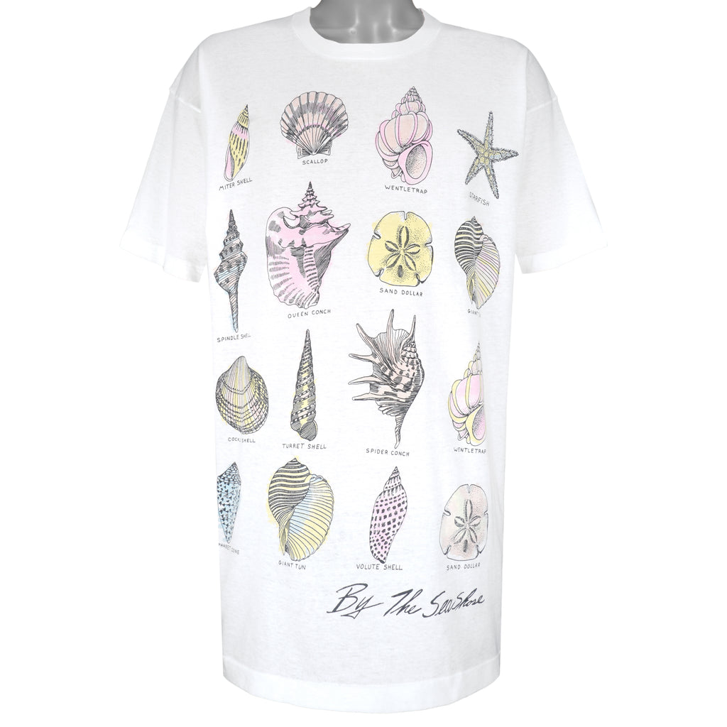 Vintage ( The Sea Shore) - Sea Shell T-Shirt 1990s X-Large Vintage Retro