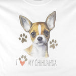 Vintage (Gildan) - I Love Chihuahua T-Shirt 1990s Large Vintage Retro