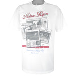MLB - Rangers Texas Heat Nolan Ryan T-Shirt 1999 Large Vintage Retro Baseball