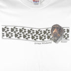 Vintage (Hanes) - German Wirehaired T-Shirt 1990s Large Vintage Retro