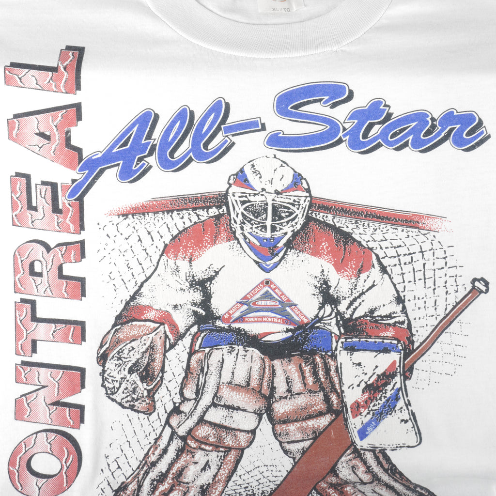 NHL - Montreal Canadiens All-Star T-Shirt 1993 X-Large Vintage Retro Hockey
