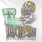 NFL (Fan) - New Orleans Saints Jackson T-Shirt 1993 X-Large Vintage Retro Football