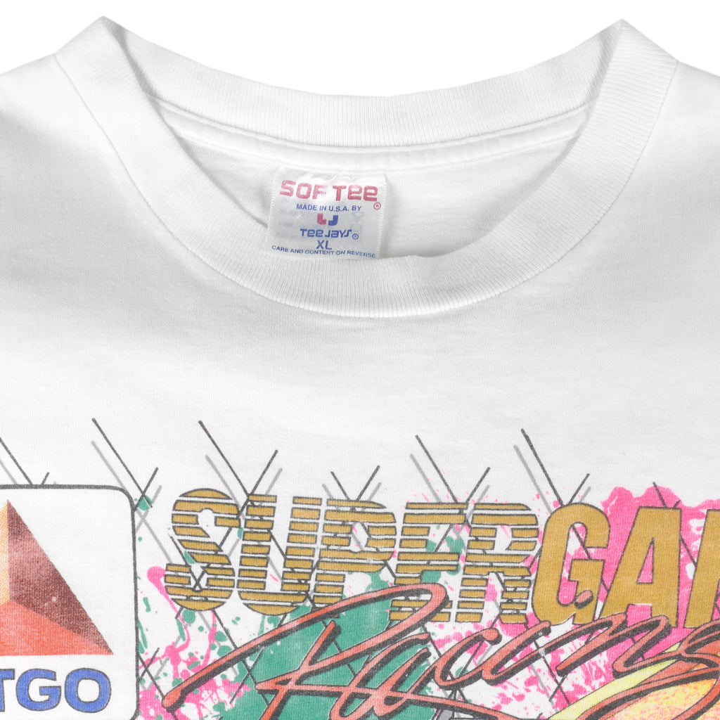 NASCAR (Sof Tee) - Supergard Racing T-Shirt 1990s X-Large Vintage Retro