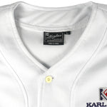 Karl Kani - White Surplus Embroidered T-Shirt 1990s Large Vintage Retro