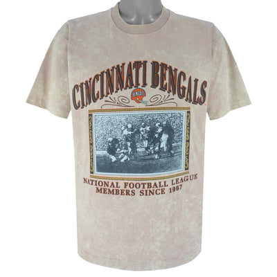 NFL (Nutmeg) - Cincinnati Bengals Since 1967 T-Shirt 1990s Large